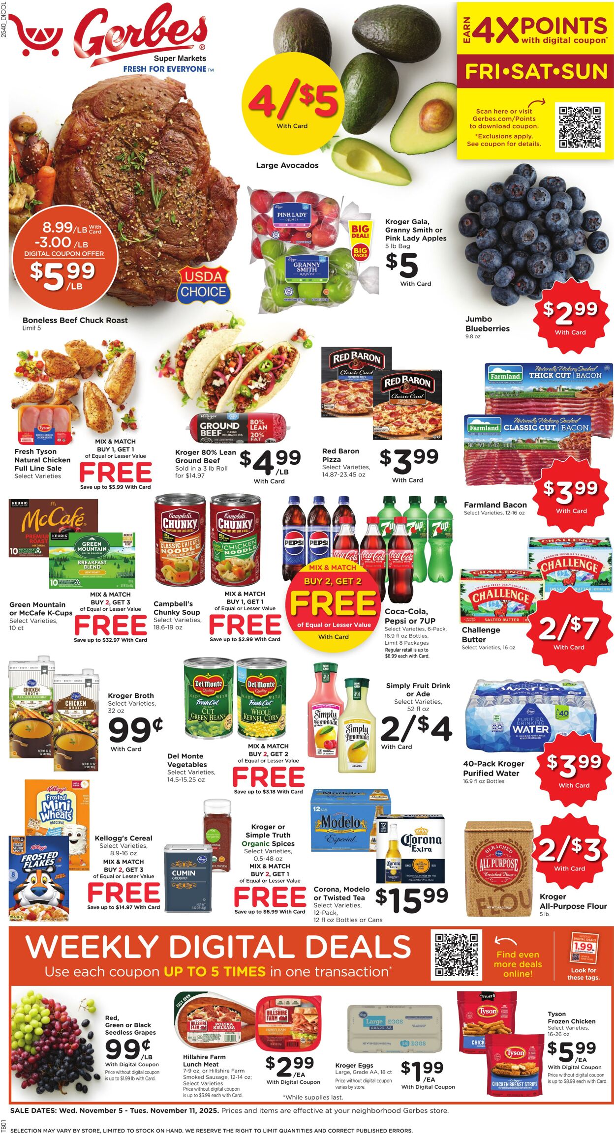 Weekly ad Gerbes Supermarkets 11/05/2025 - 11/11/2025