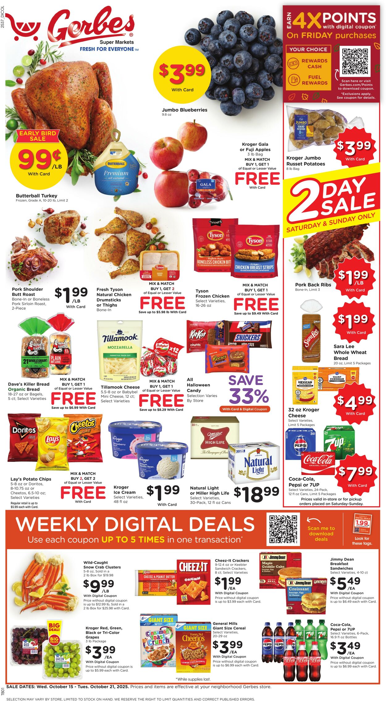 Weekly ad Gerbes Supermarkets 10/15/2025 - 10/21/2025