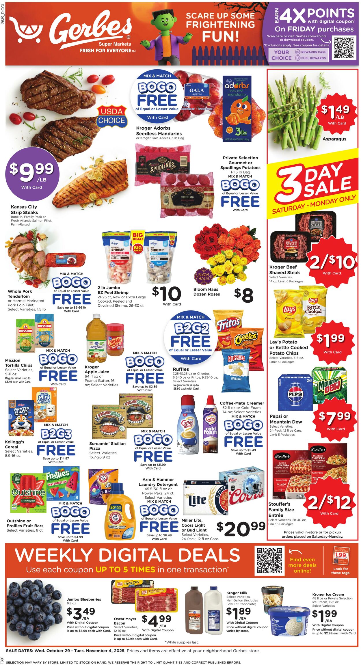 Weekly ad Gerbes Supermarkets 10/29/2025 - 11/04/2025