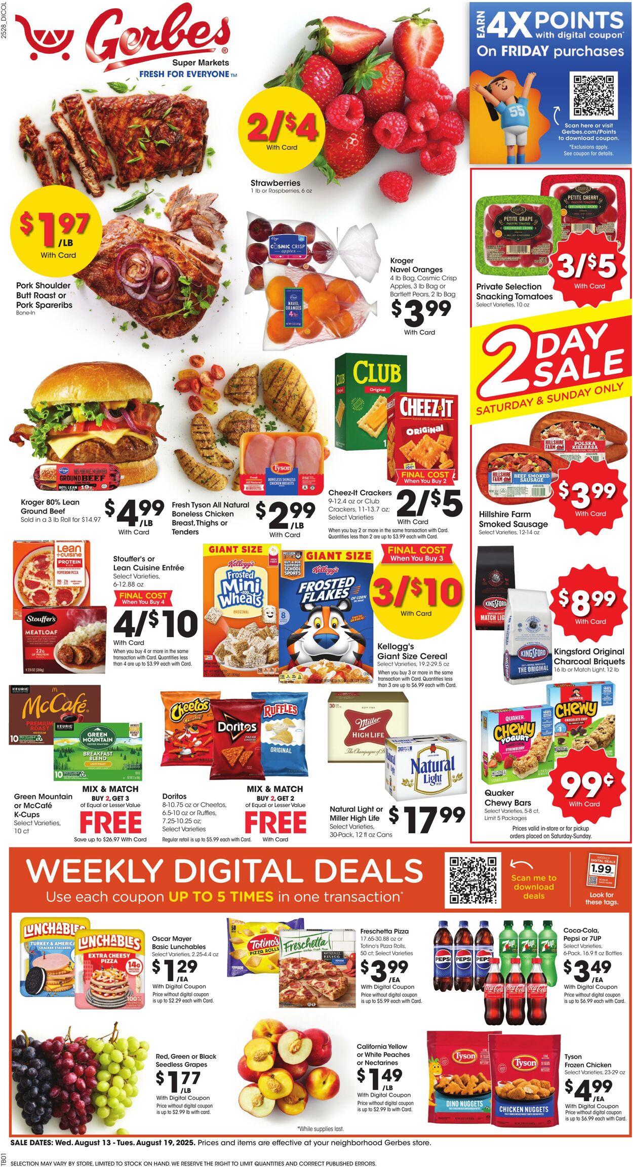 Weekly ad Gerbes Supermarkets 08/13/2025 - 08/19/2025