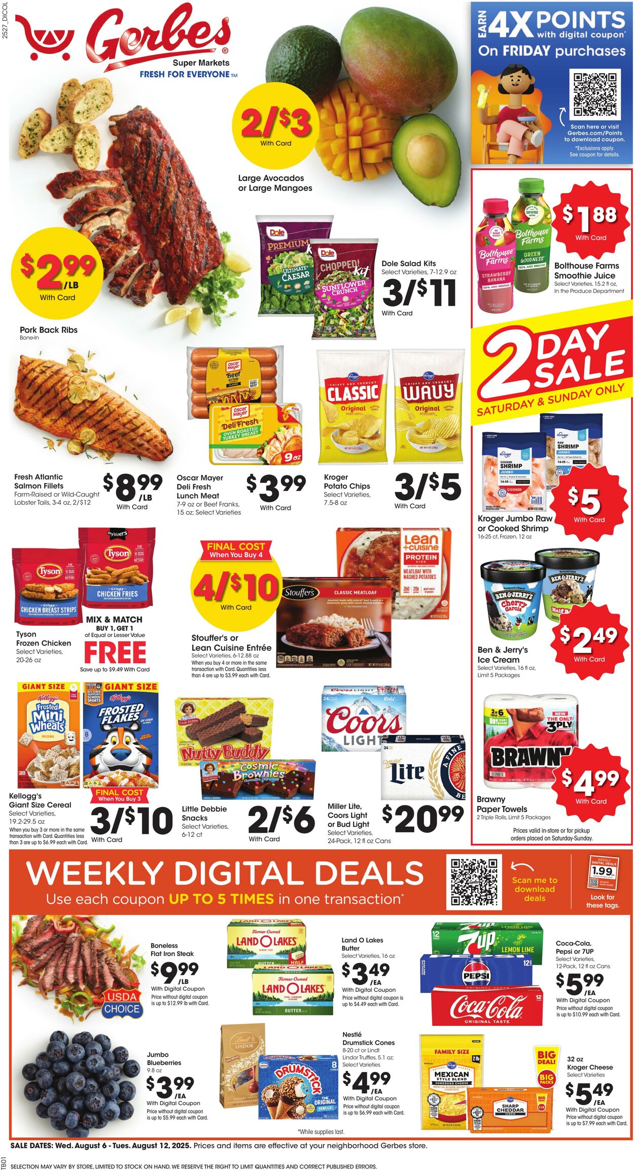 Weekly ad Gerbes Supermarkets 08/06/2025 - 08/12/2025