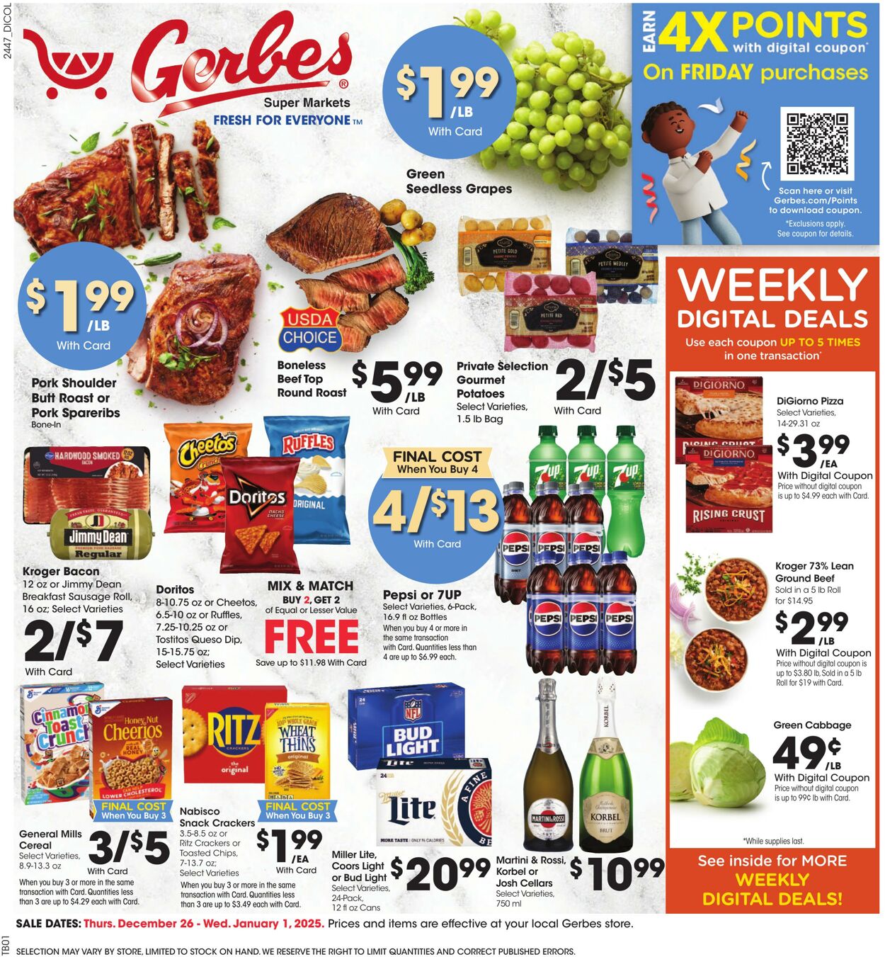 Weekly ad Gerbes Supermarkets 12/26/2024 - 01/01/2025