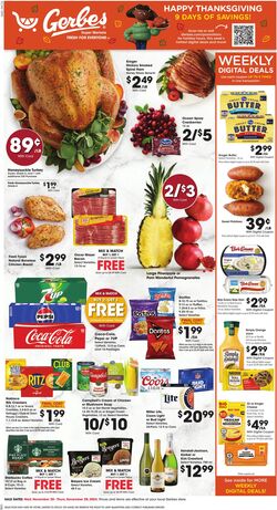 Weekly ad Gerbes Supermarkets 11/20/2024 - 11/28/2024