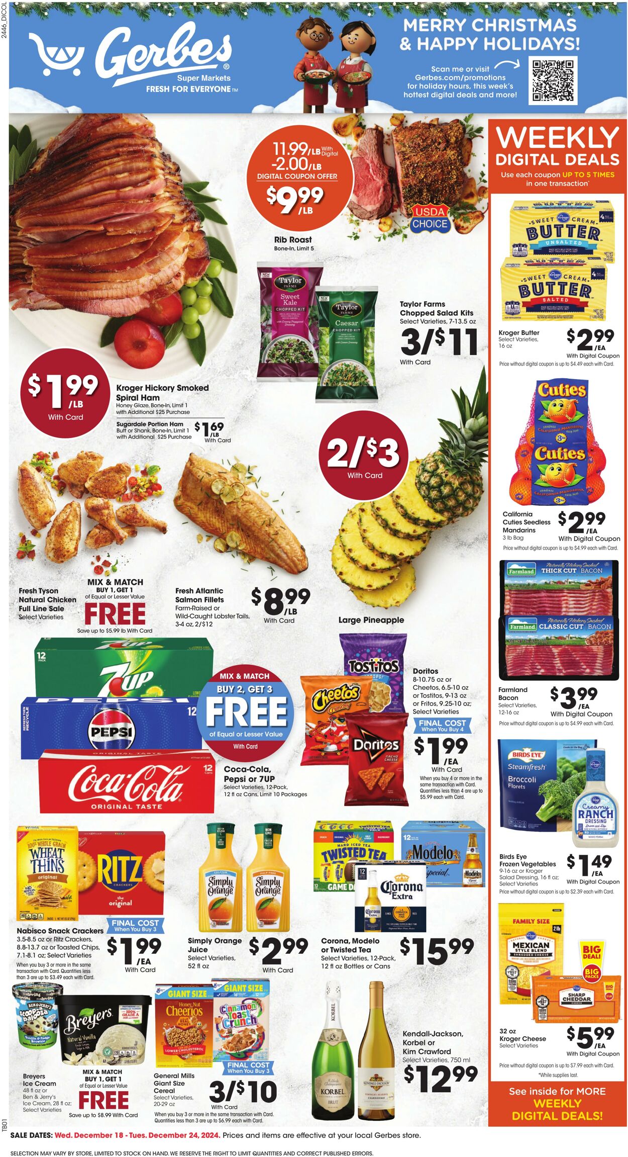 Weekly ad Gerbes Supermarkets 12/18/2024 - 12/24/2024