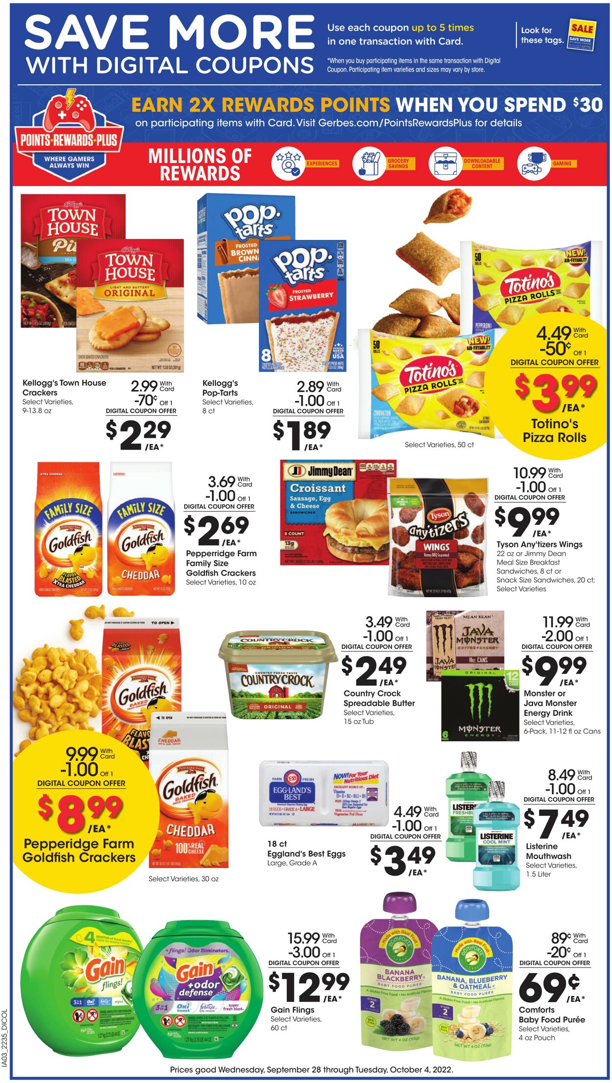 Weekly ad Gerbes Supermarkets 09/28/2022 - 10/04/2022