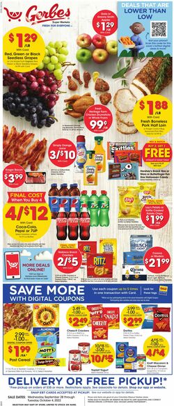 Weekly ad Gerbes Supermarkets 09/28/2022-10/04/2022