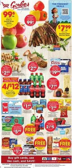 Weekly ad Gerbes Supermarkets 09/14/2022-09/20/2022