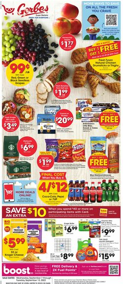 Weekly ad Gerbes Supermarkets 09/07/2022-09/13/2022