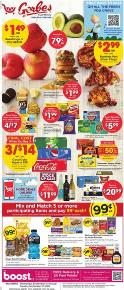 Weekly ad Gerbes Supermarkets 09/21/2022-09/27/2022
