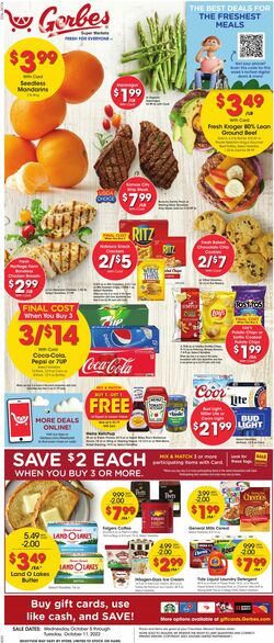 Weekly ad Gerbes Supermarkets 10/05/2022-10/11/2022