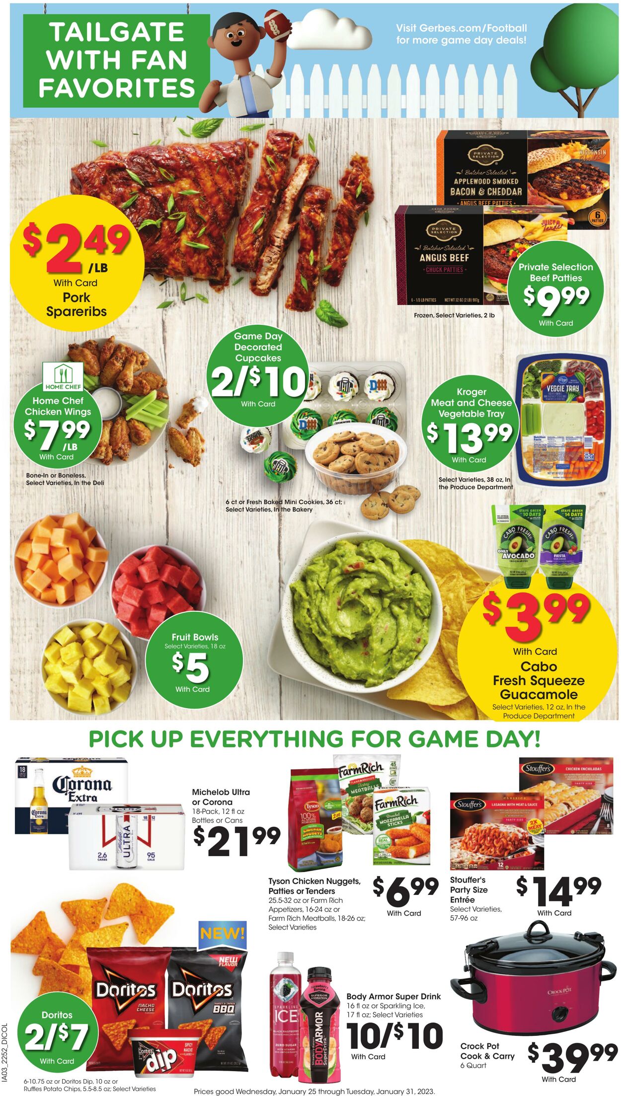 Weekly ad Gerbes Supermarkets 01/25/2023 - 01/31/2023