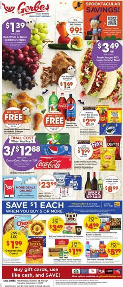 Weekly ad Gerbes Supermarkets 10/26/2022-11/01/2022