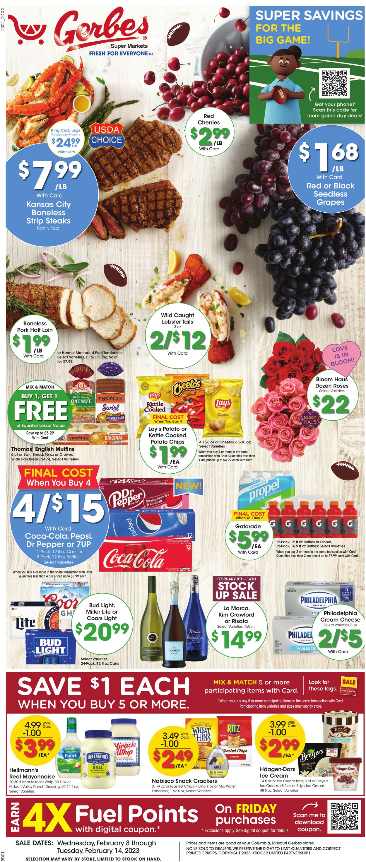 Weekly ad Gerbes Supermarkets 02/08/2023 - 02/14/2023