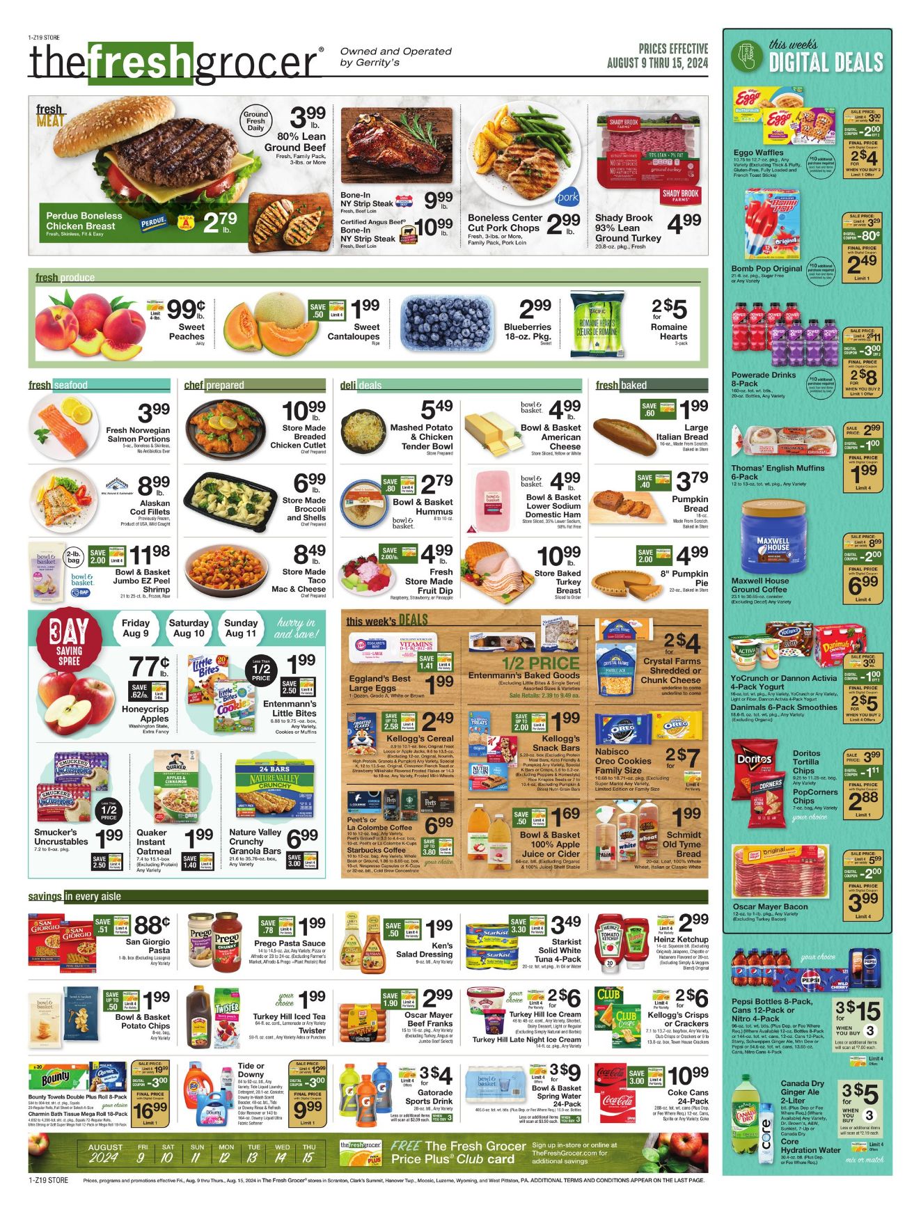 Weekly ad Gerrity's Supermarkets 08/09/2024 - 08/15/2024