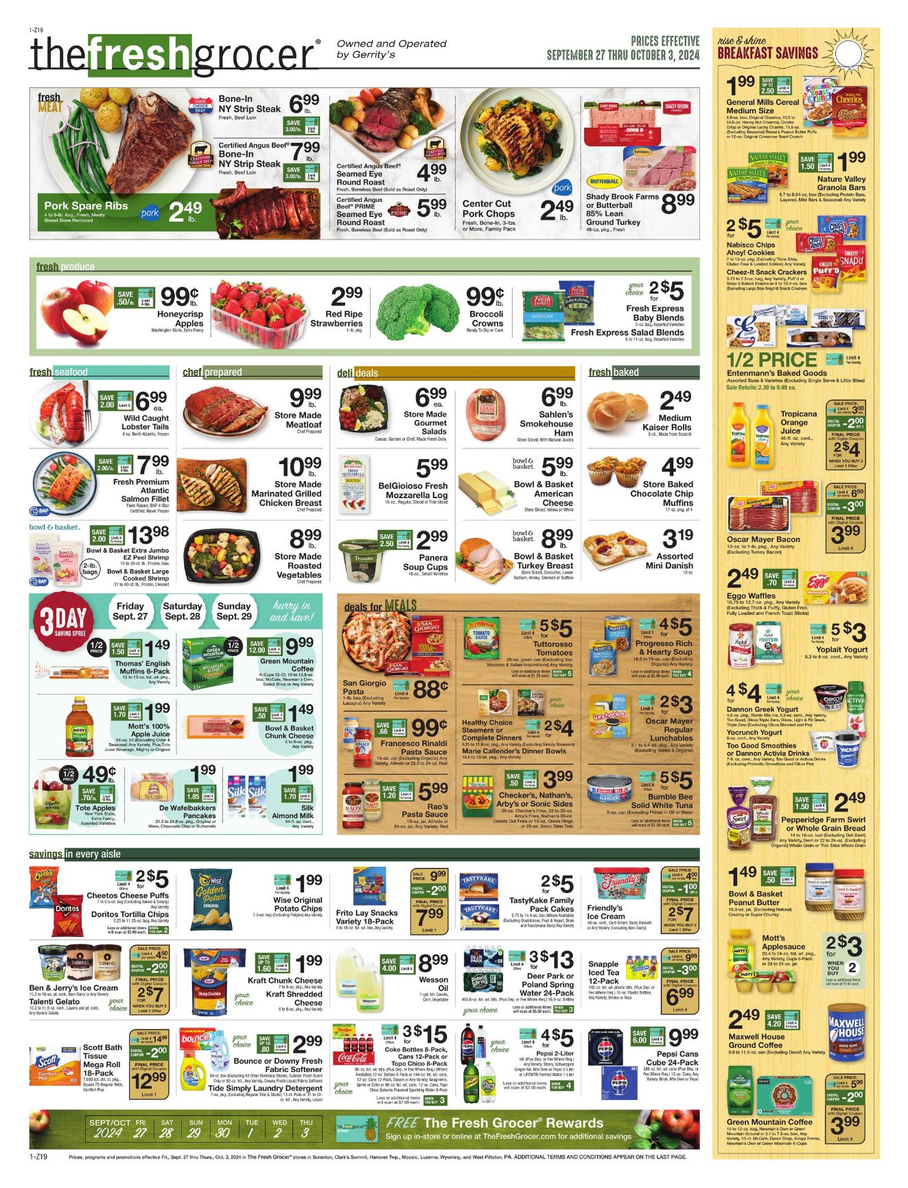 Weekly ad Gerrity's Supermarkets 09/27/2024 - 10/03/2024