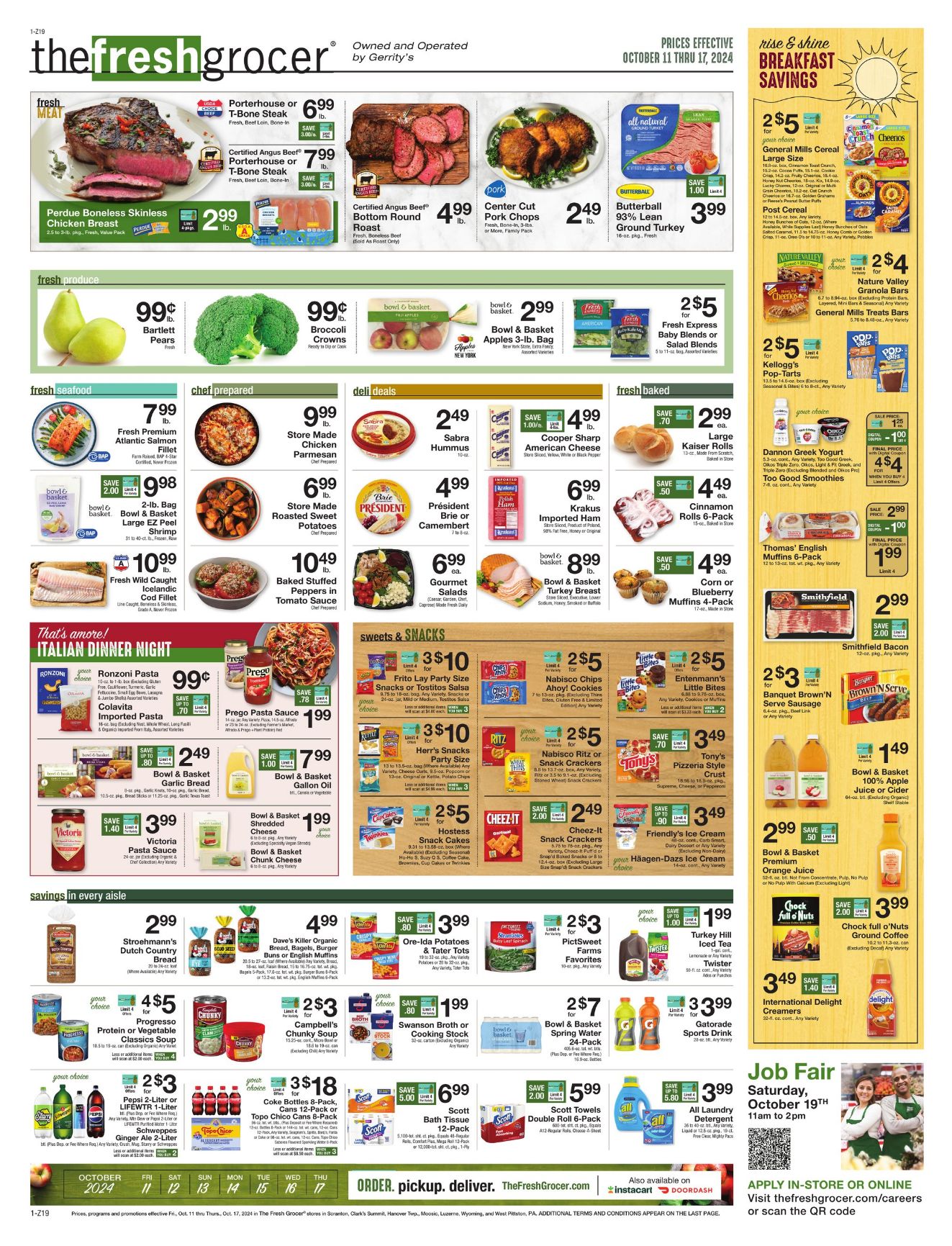 Weekly ad Gerrity's Supermarkets 10/11/2024 - 10/17/2024