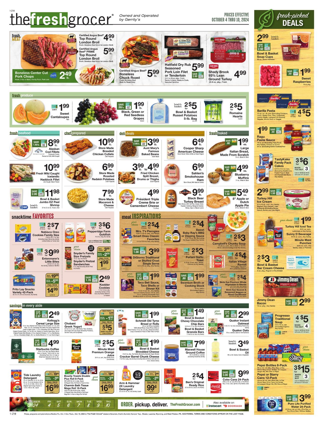 Weekly ad Gerrity's Supermarkets 10/04/2024 - 10/10/2024