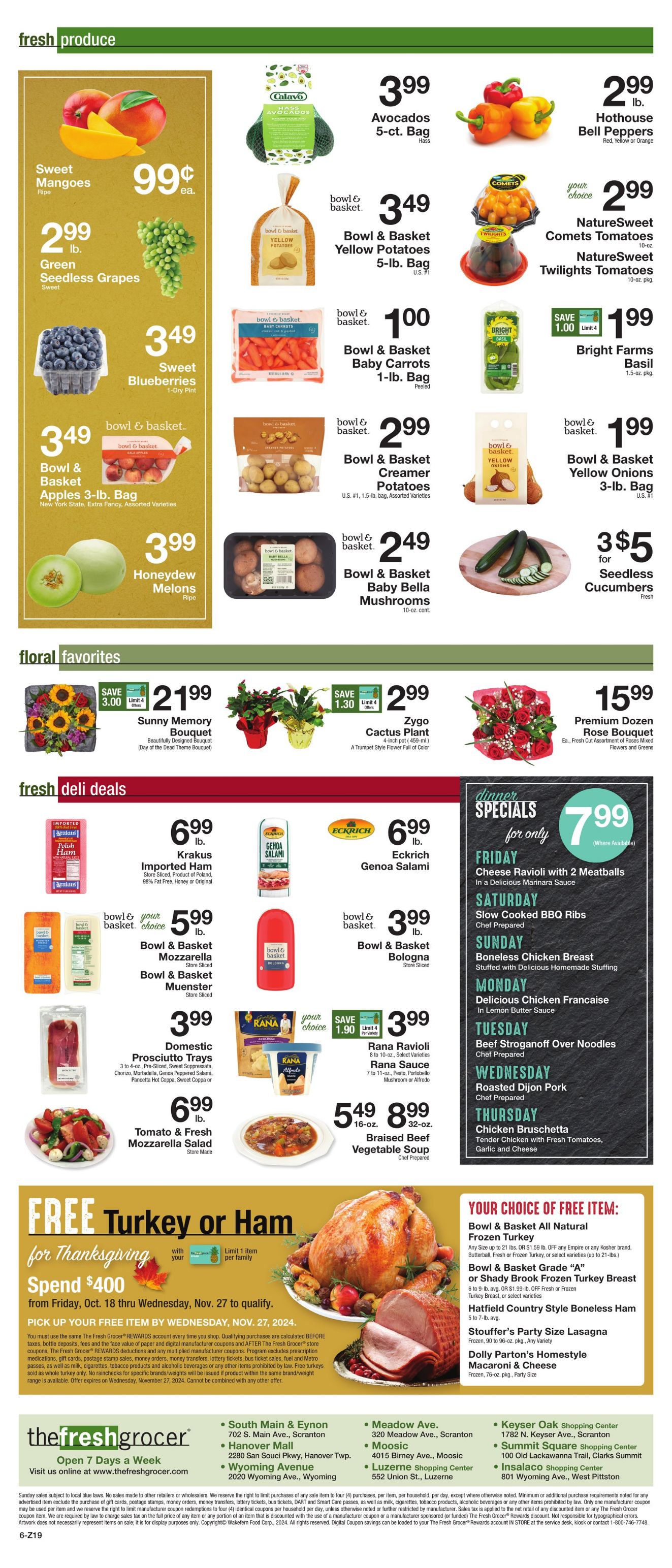 Weekly ad Gerrity's Supermarkets 10/25/2024 - 10/31/2024