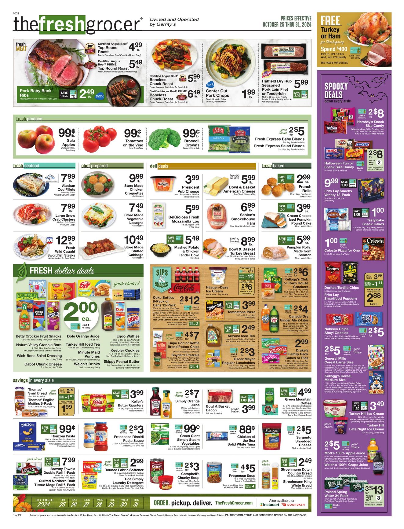 Weekly ad Gerrity's Supermarkets 10/25/2024 - 10/31/2024