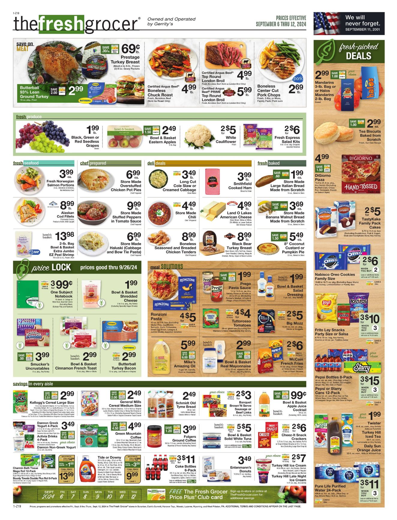 Weekly ad Gerrity's Supermarkets 09/06/2024 - 09/12/2024