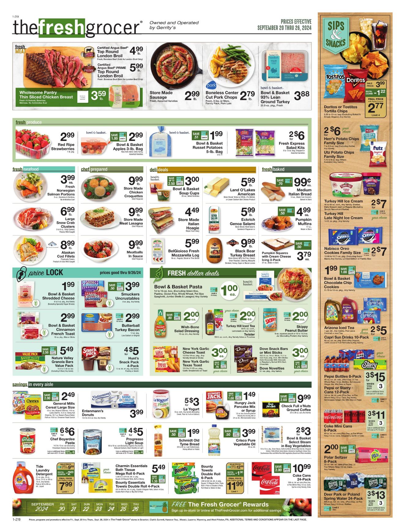 Weekly ad Gerrity's Supermarkets 09/20/2024 - 09/26/2024