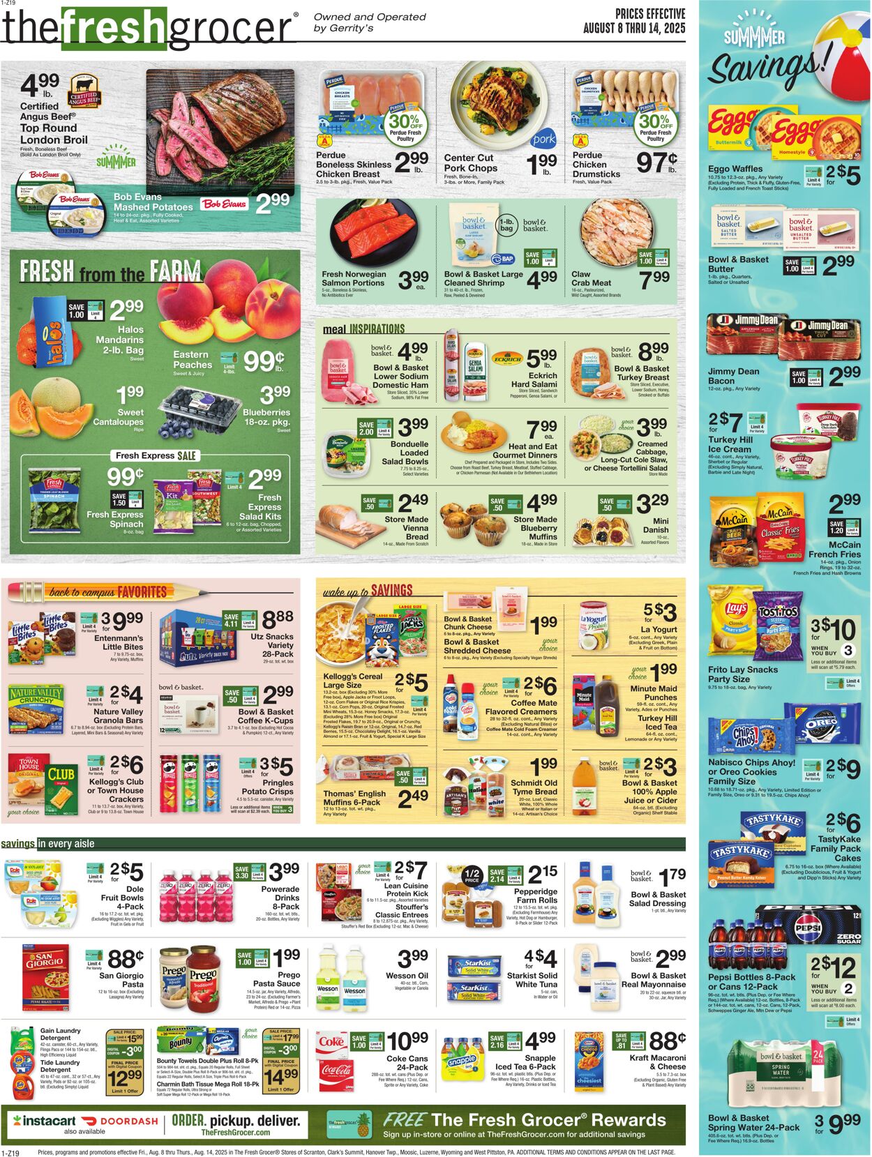 Weekly ad Gerrity's Supermarkets 08/07/2025 - 08/14/2025