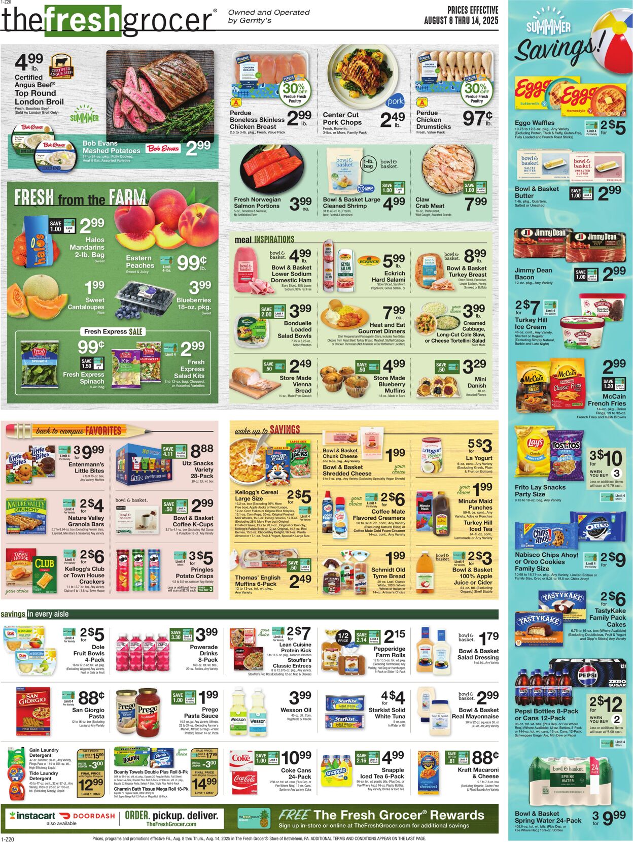 Weekly ad Gerrity's Supermarkets 08/07/2025 - 08/14/2025
