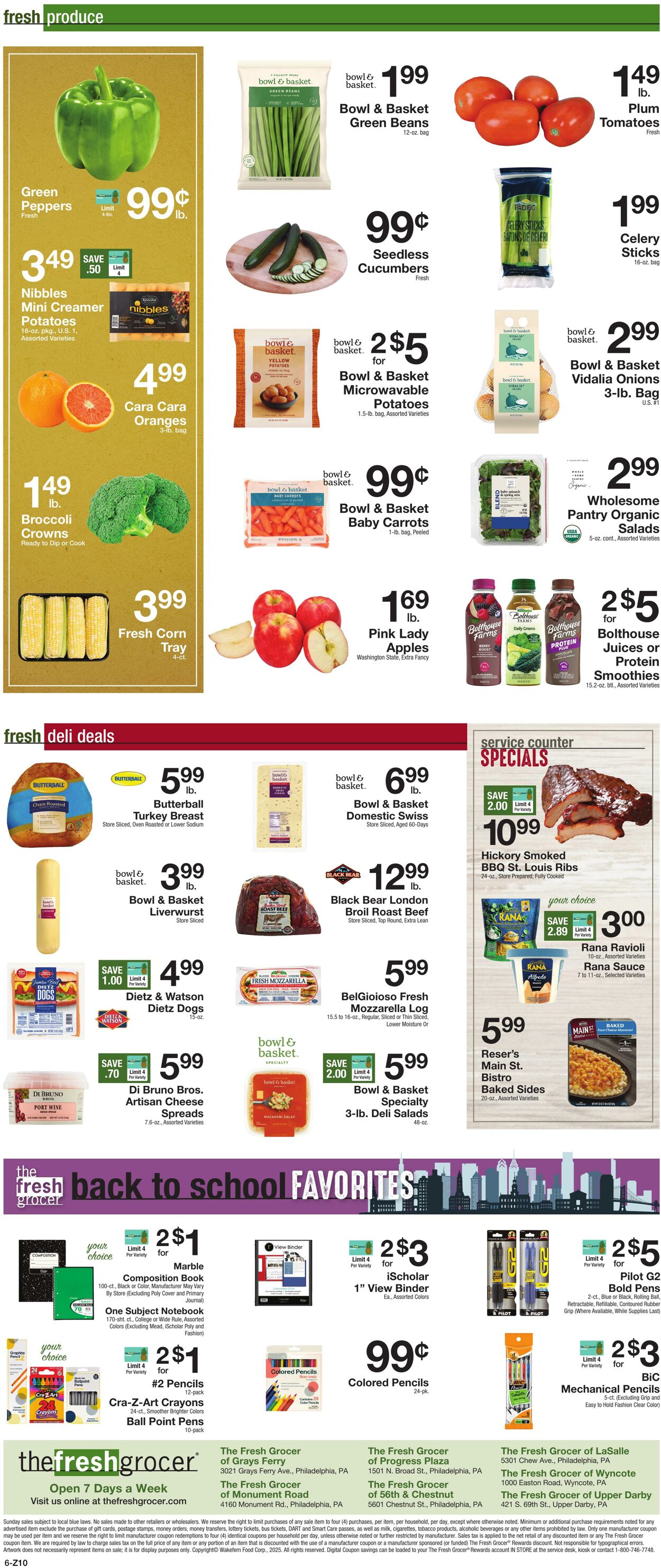 Weekly ad Gerrity's Supermarkets 08/14/2025 - 08/21/2025