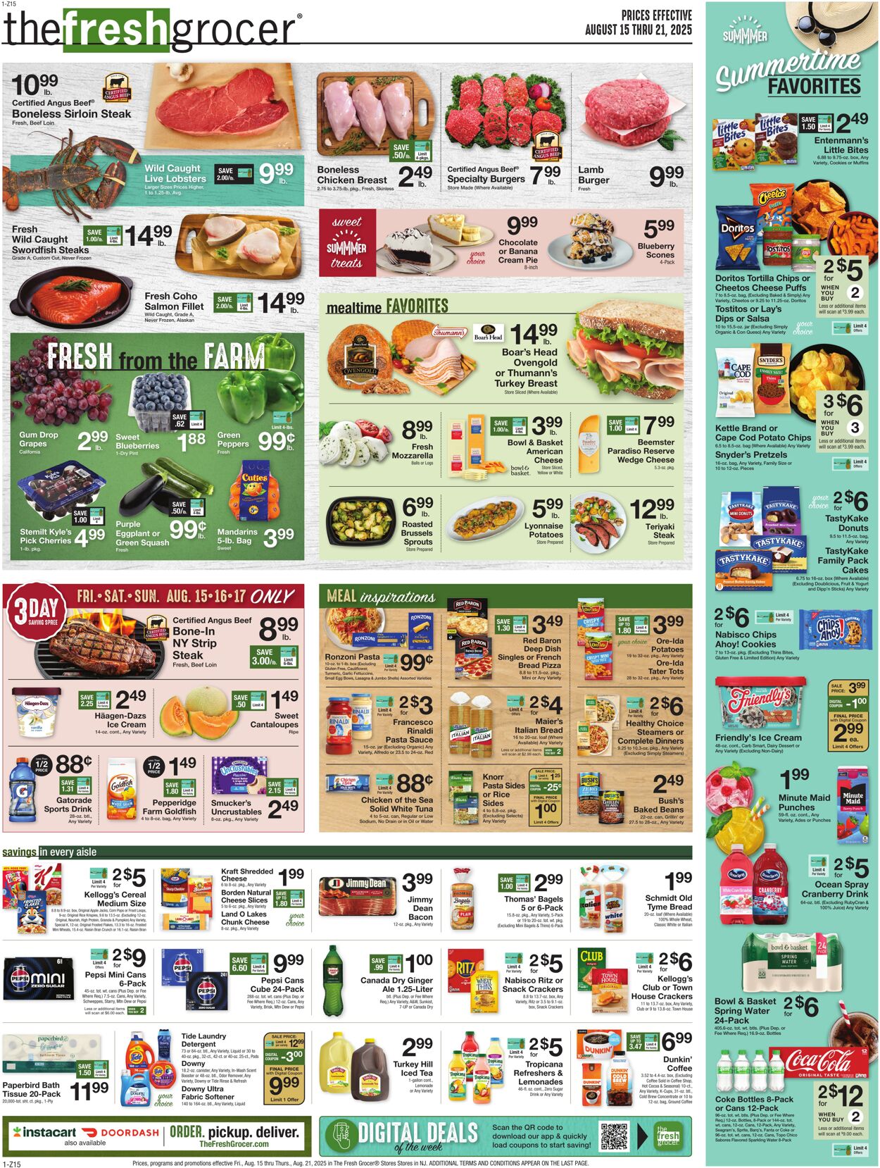 Weekly ad Gerrity's Supermarkets 08/14/2025 - 08/21/2025