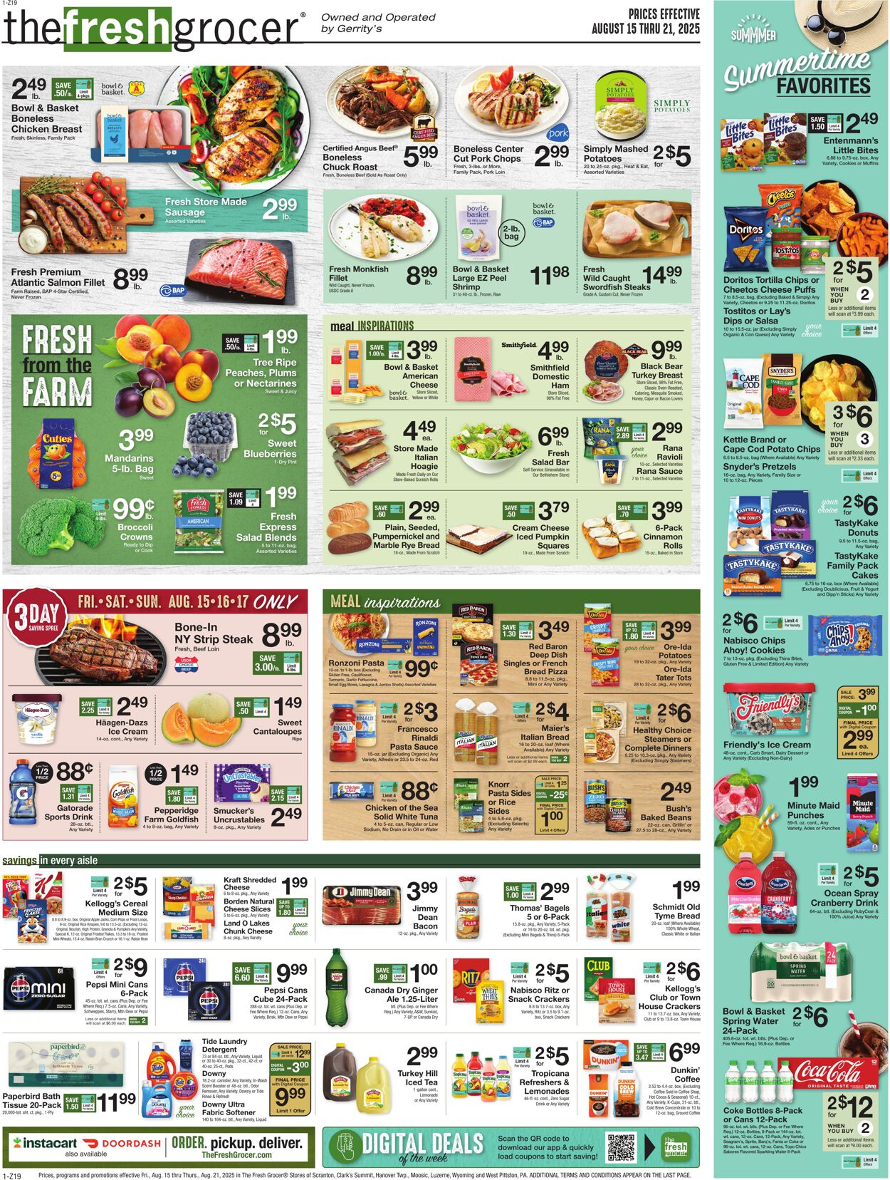 Weekly ad Gerrity's Supermarkets 08/14/2025 - 08/21/2025