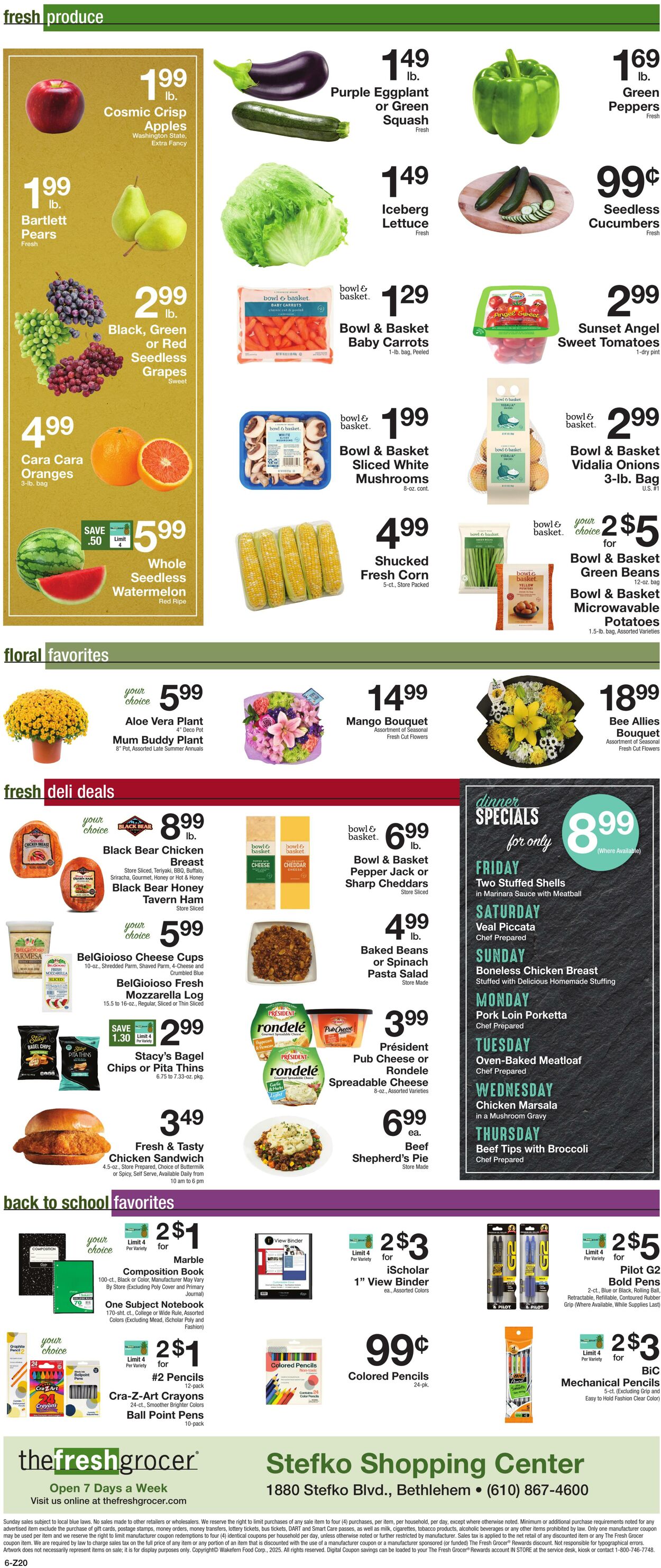 Weekly ad Gerrity's Supermarkets 08/14/2025 - 08/21/2025
