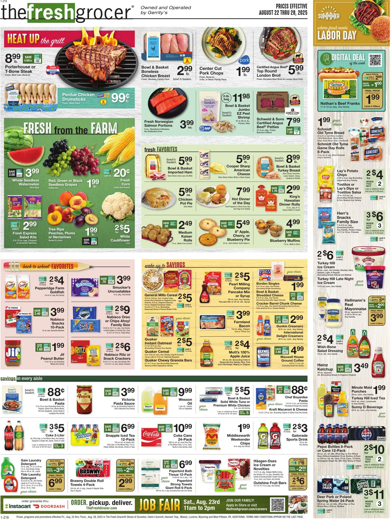 Weekly ad Gerrity's Supermarkets 08/21/2025 - 08/28/2025