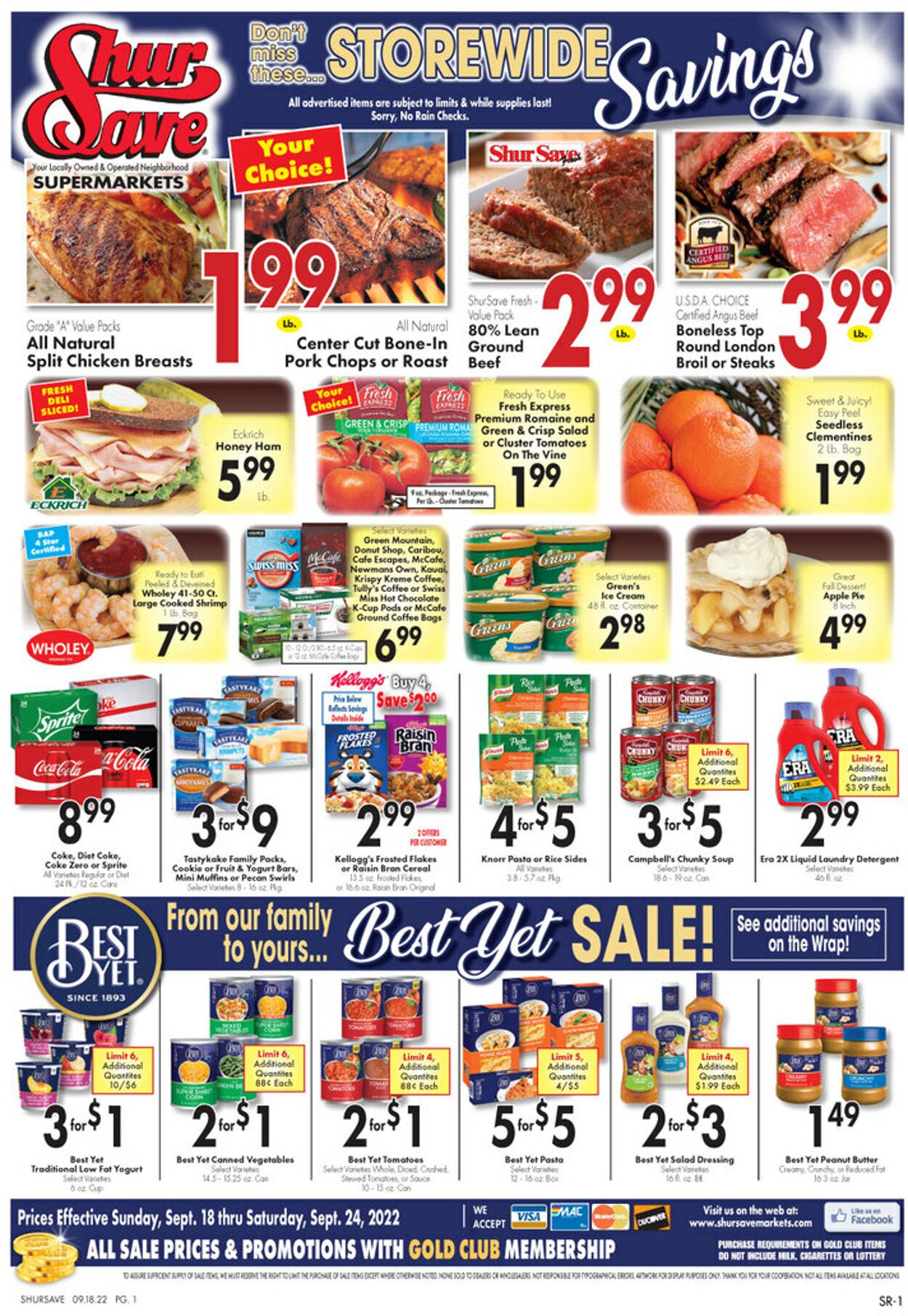 Weekly ad Gerrity's Supermarkets 09/18/2022 - 09/24/2022