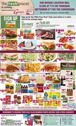 Weekly ad Gerrity's Supermarkets 09/04/2022-09/10/2022