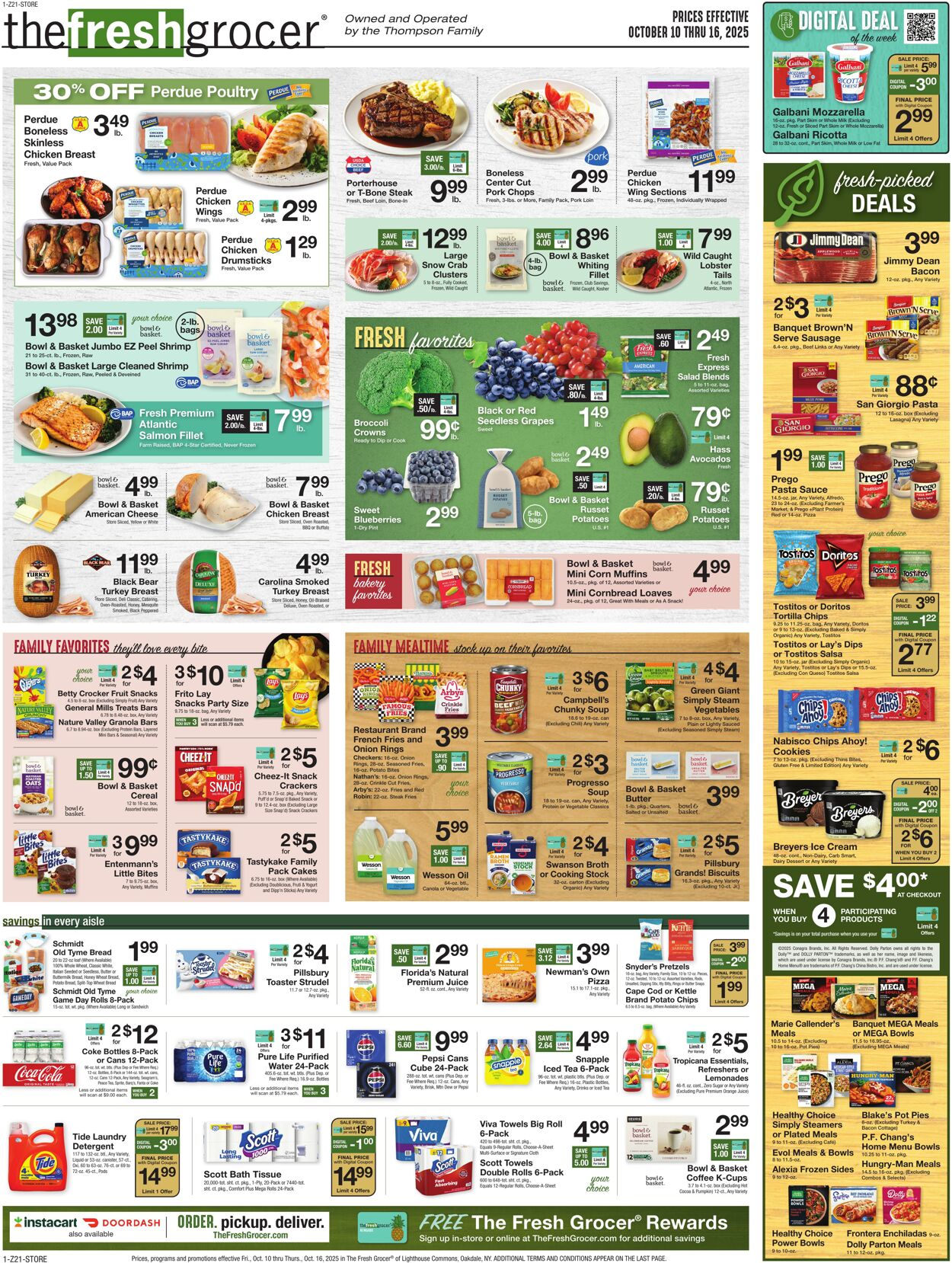 Weekly ad Gerrity's Supermarkets 10/09/2025 - 10/16/2025