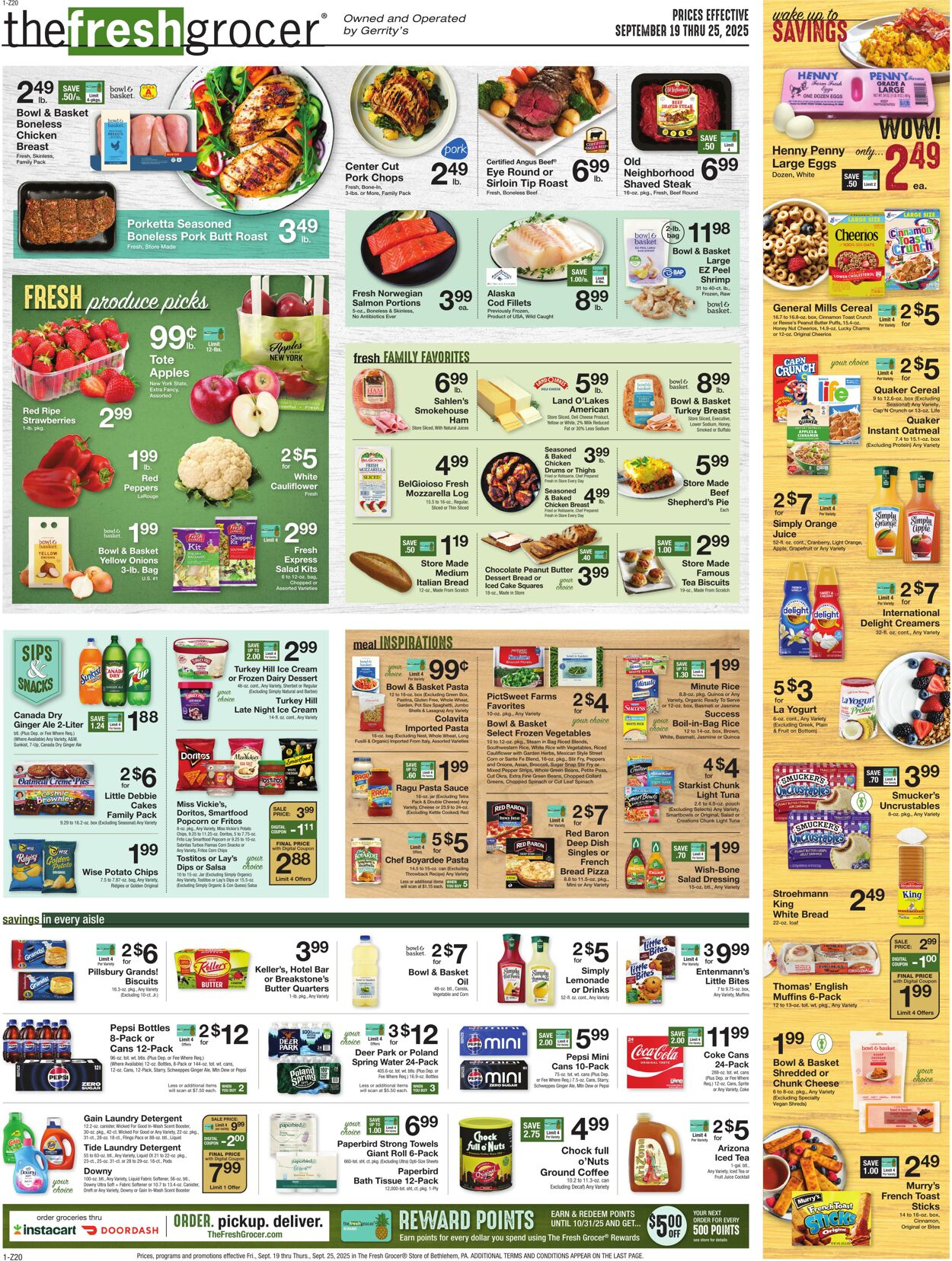Weekly ad Gerrity's Supermarkets 09/18/2025 - 09/25/2025