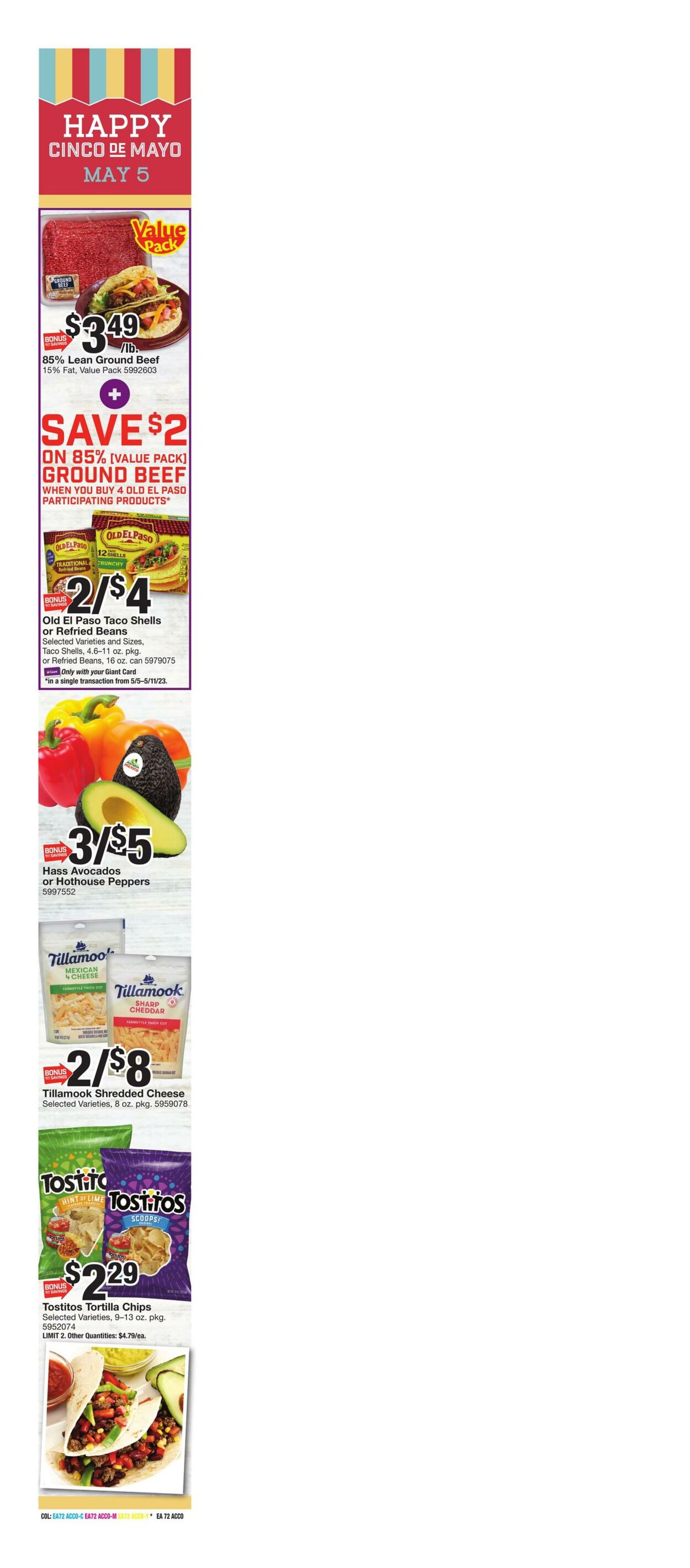 Weekly ad Giant Food 05/05/2023 - 05/11/2023