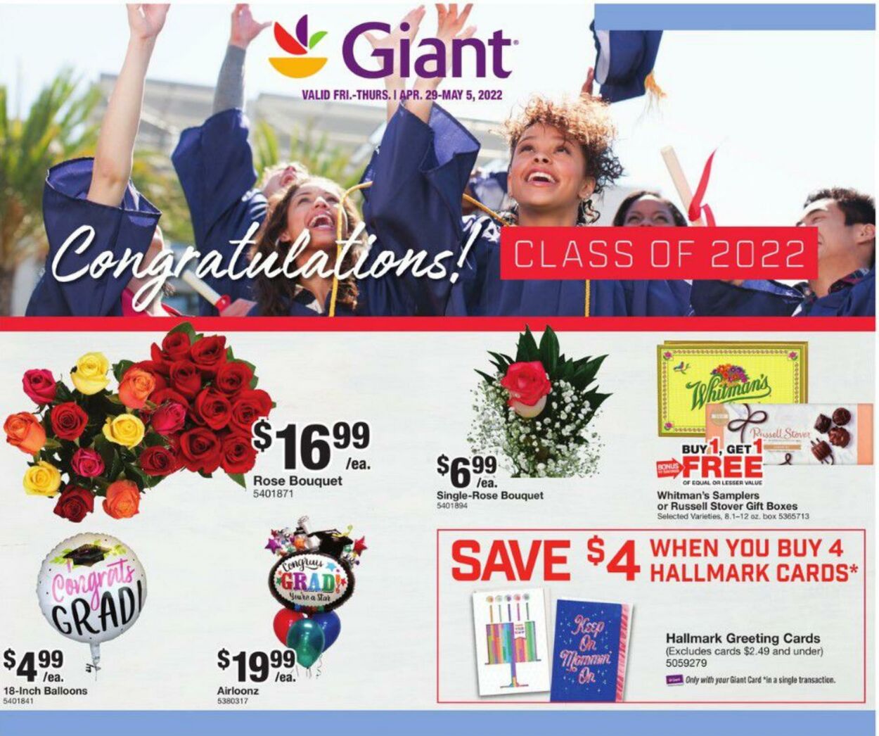 Weekly ad Giant Food 04/29/2022 - 05/05/2022