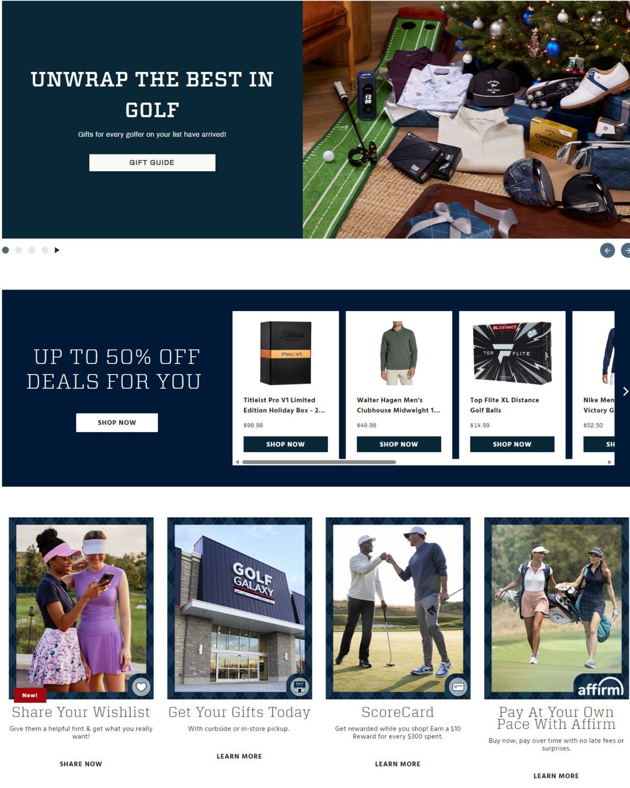 Golf Galaxy Promotional weekly ads