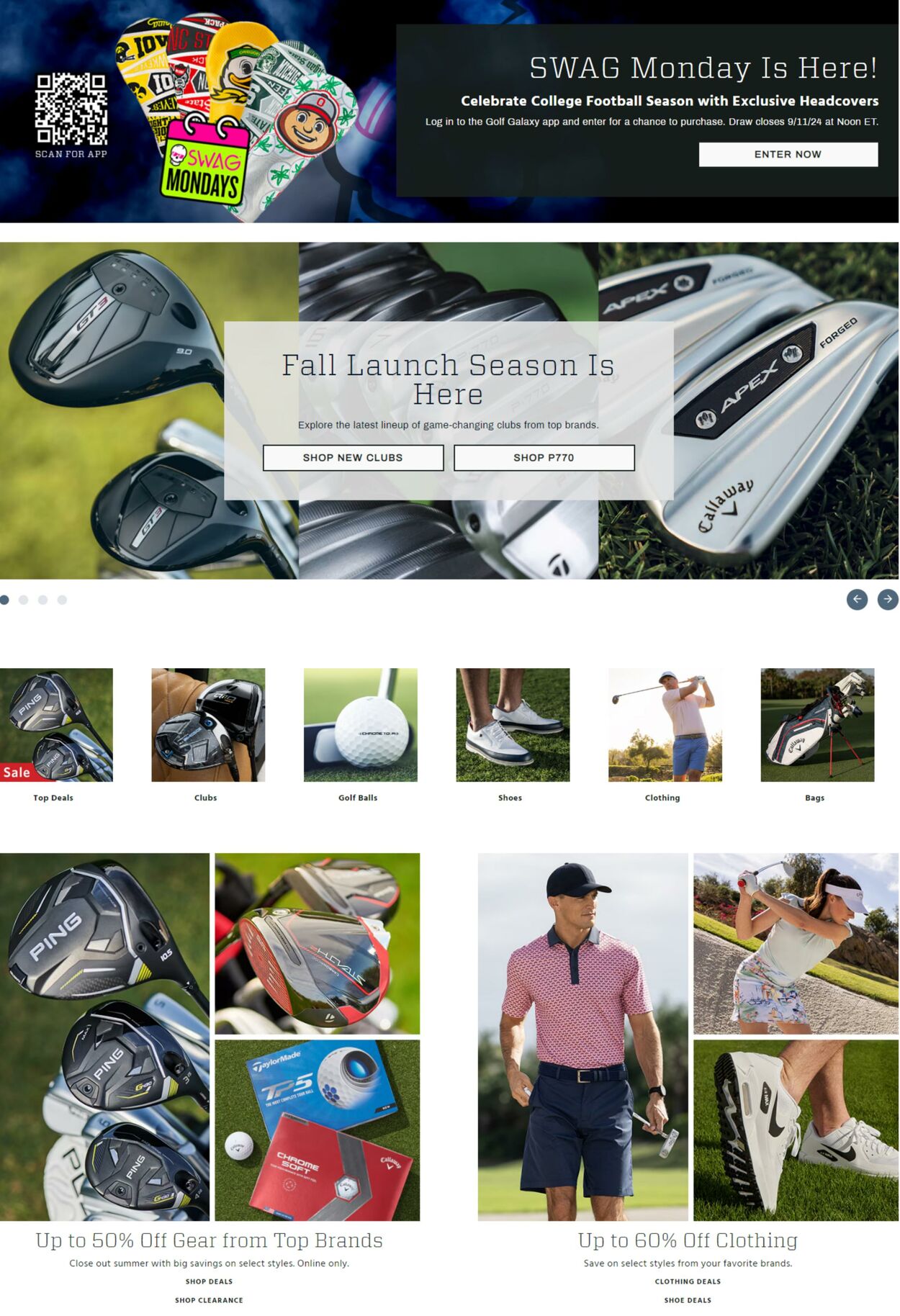 Golf Galaxy Promotional weekly ads