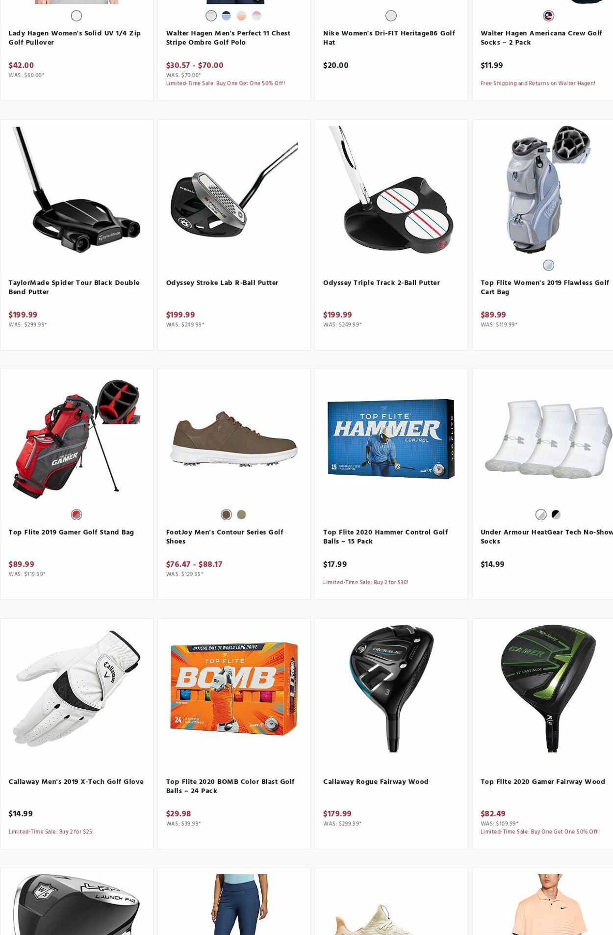 Weekly ad Golf Galaxy 07/18/2022 - 07/31/2022