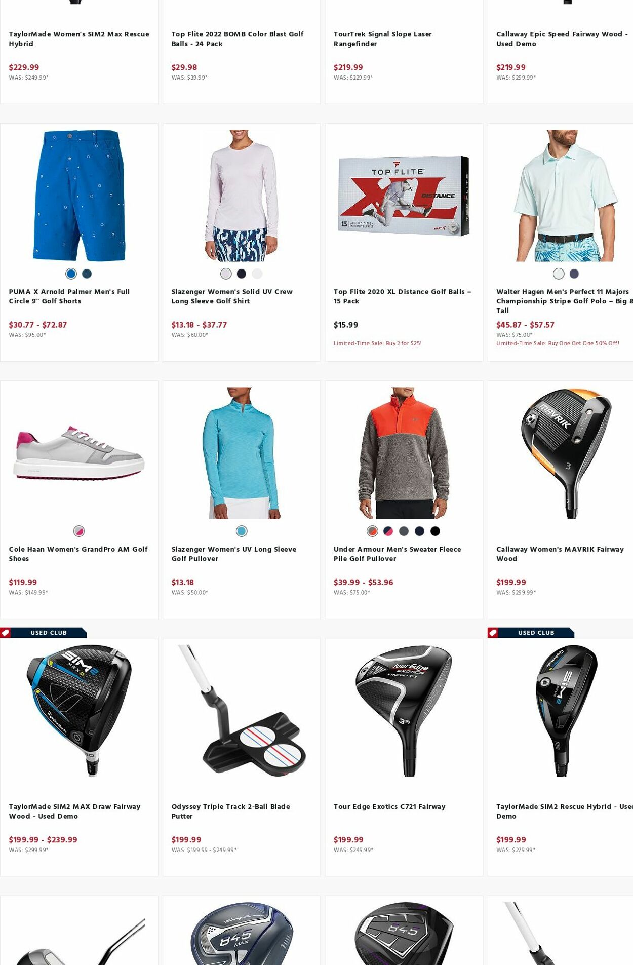 Weekly ad Golf Galaxy 07/18/2022 - 07/31/2022