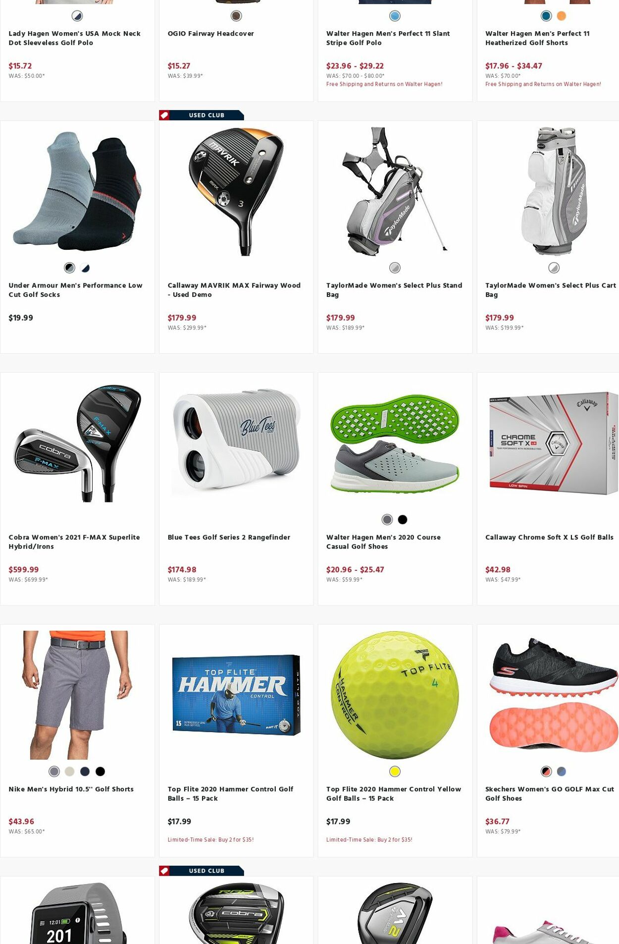 Weekly ad Golf Galaxy 07/18/2022 - 07/24/2022