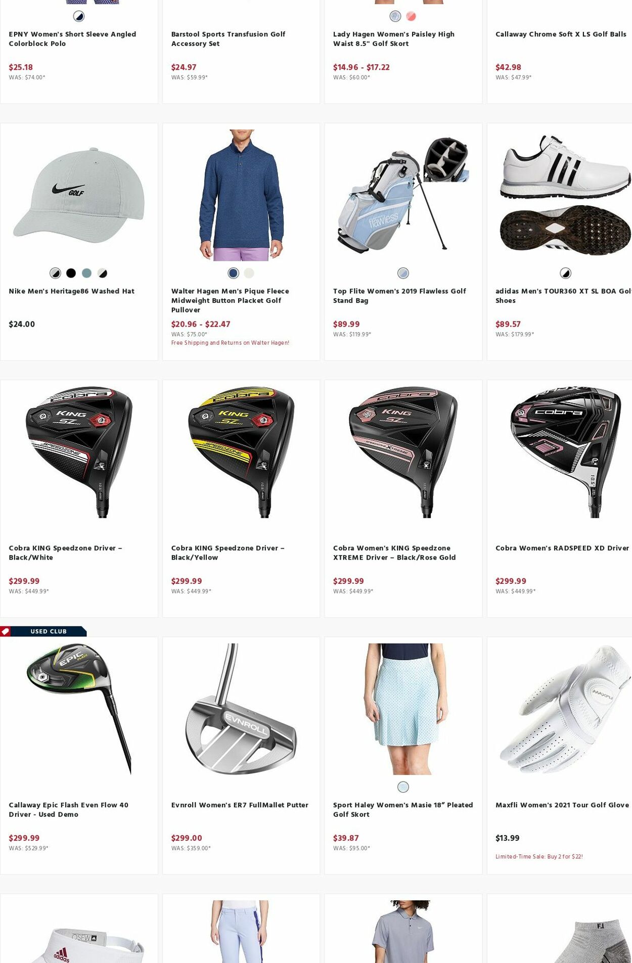 Weekly ad Golf Galaxy 07/18/2022 - 07/24/2022