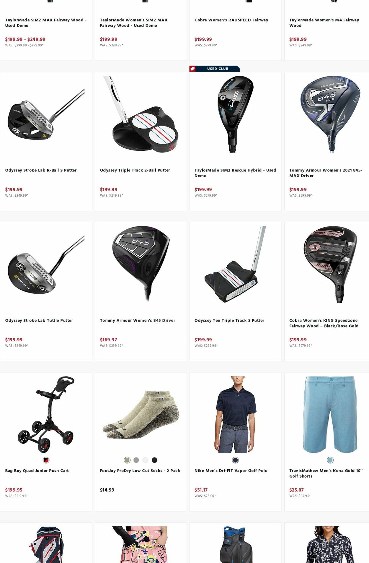 Weekly ad Golf Galaxy 07/18/2022 - 07/24/2022