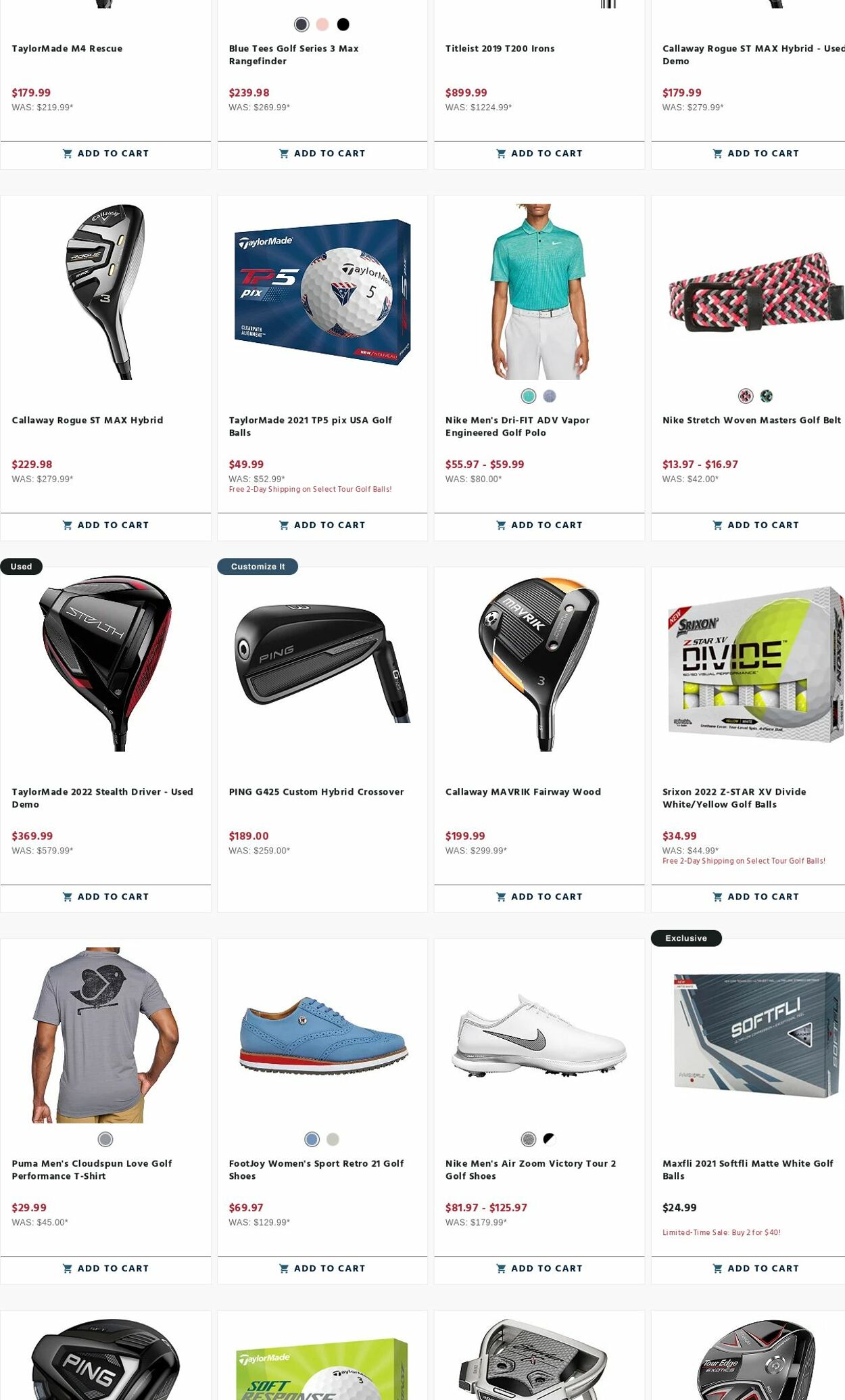 Weekly ad Golf Galaxy 04/01/2023 - 04/30/2023