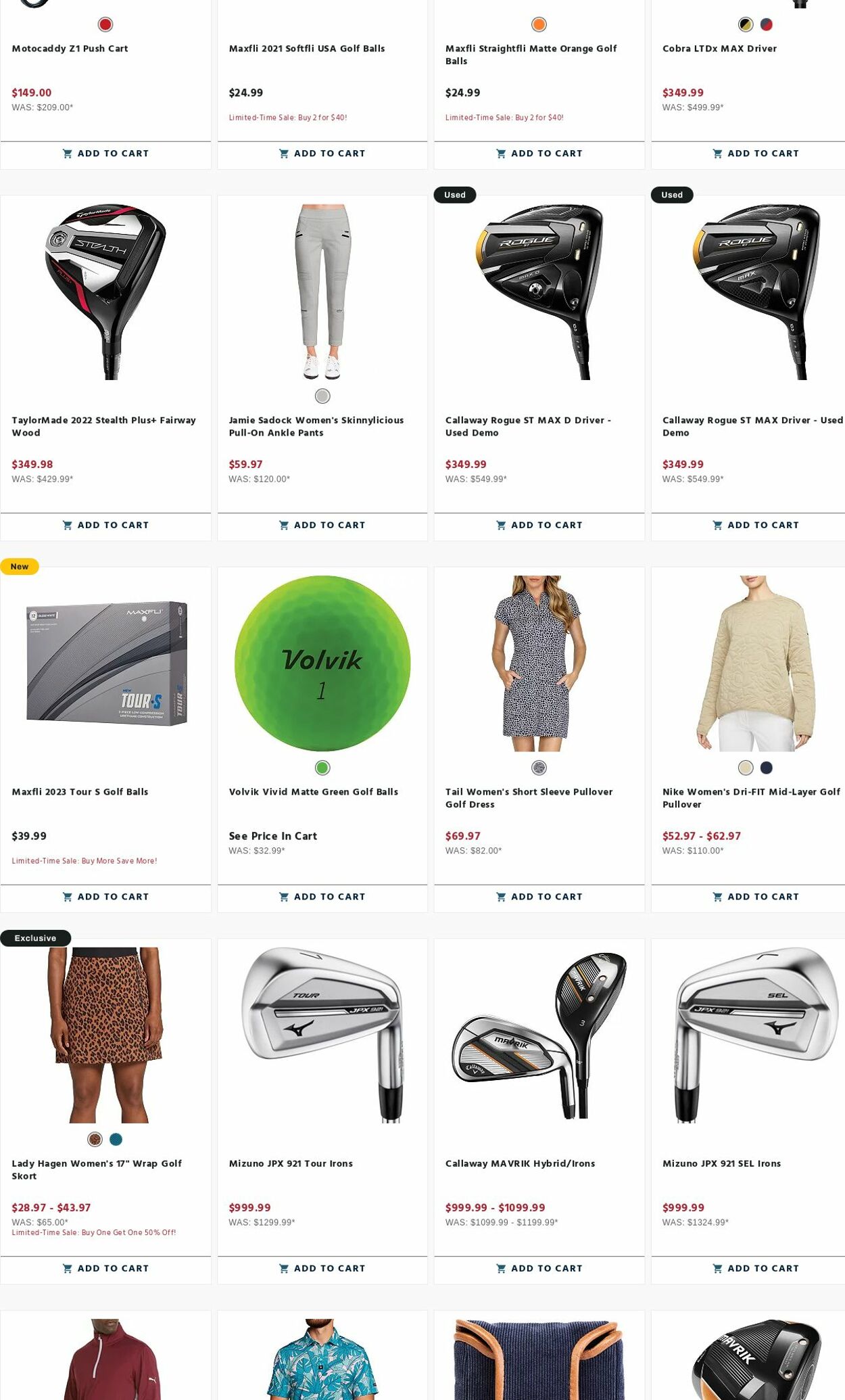 Weekly ad Golf Galaxy 04/01/2023 - 04/30/2023