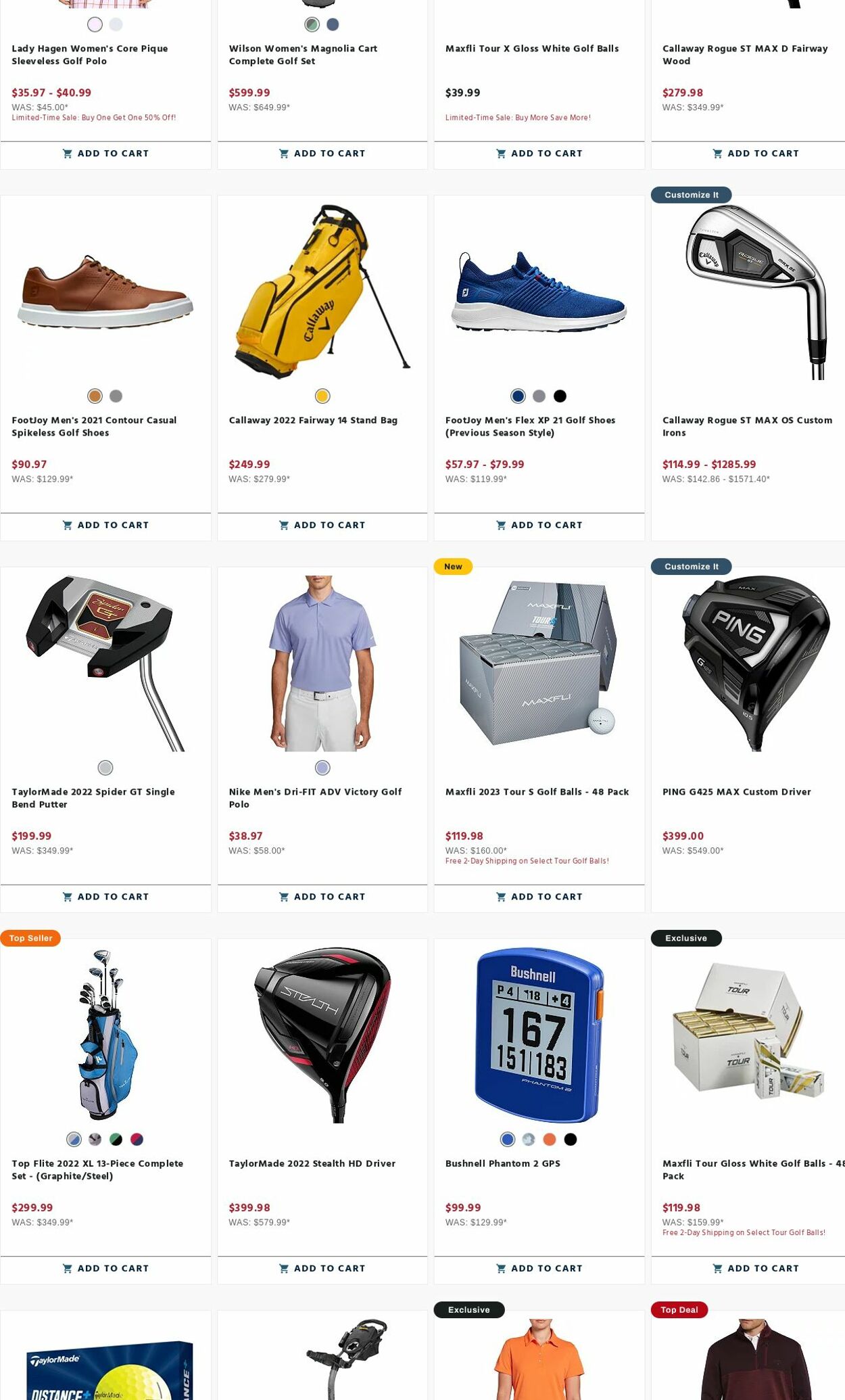 Weekly ad Golf Galaxy 04/01/2023 - 04/30/2023