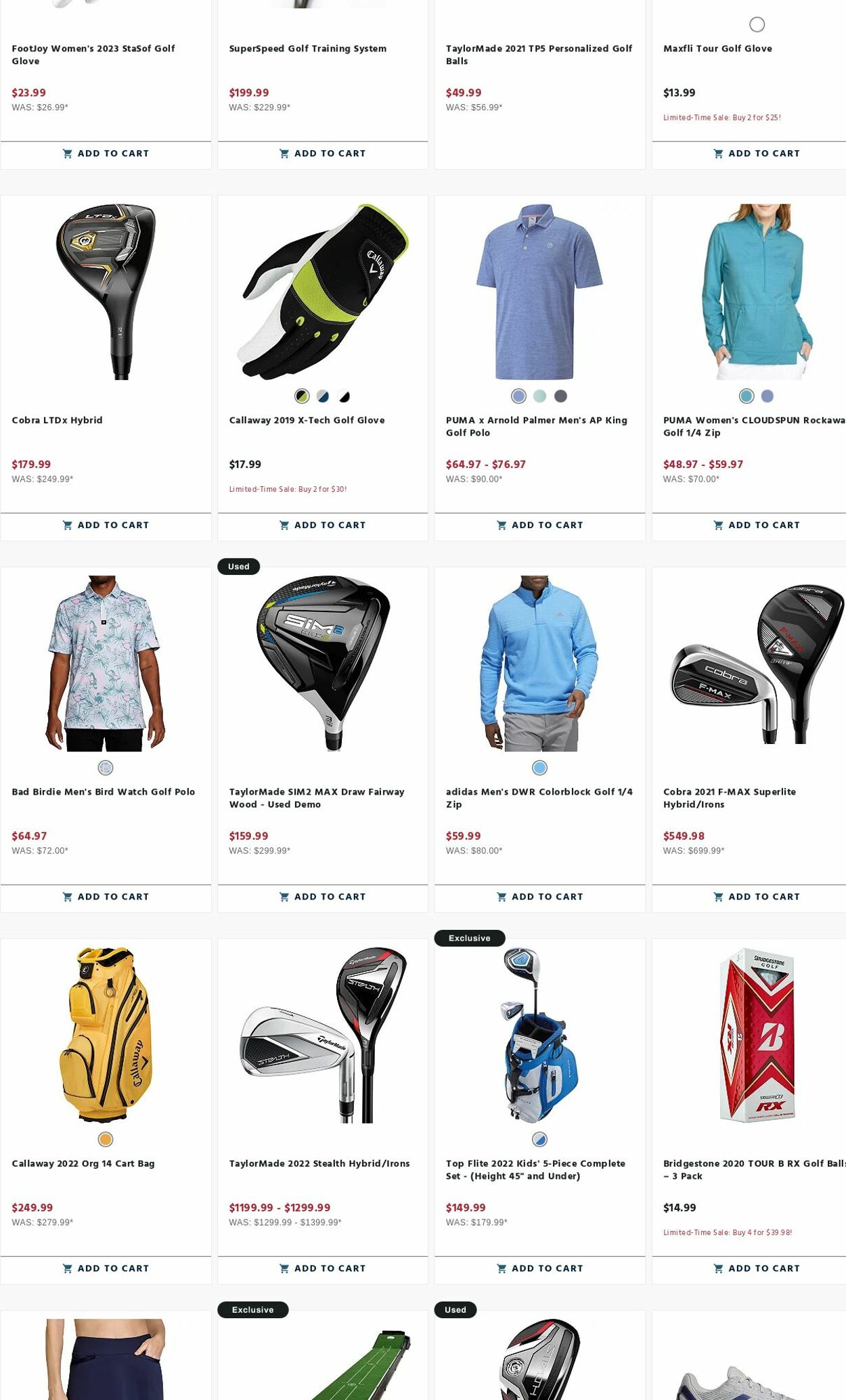 Weekly ad Golf Galaxy 04/01/2023 - 04/30/2023