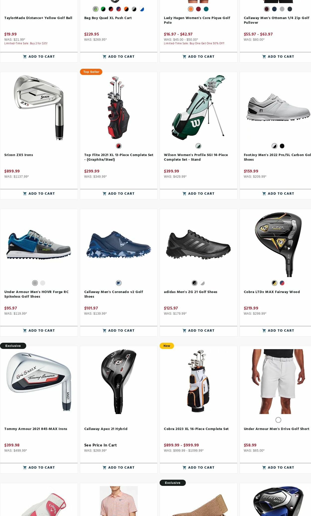 Weekly ad Golf Galaxy 04/01/2023 - 04/30/2023